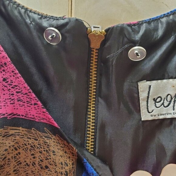 100% Silk Dress Leona by Lauren Leonard Size 6 - Y2K - Picture 5 of 10